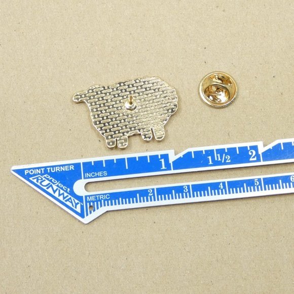 FREE ADD ON WITH PURCHASE Rainbow Pride Sheep LGTBQ Enamel Brooch Pin - Picture 3 of 4